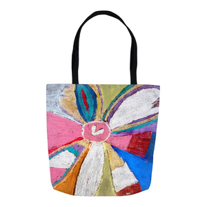 Abstract Flower Tote
