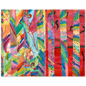 Colorful Collage Acrylic Print