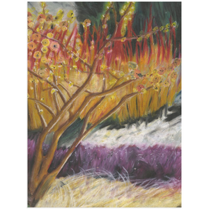 Red and Purple Tree Acrylic Print