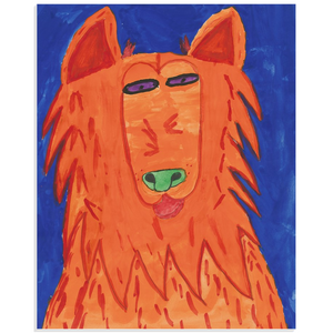 Orange Dog Acrylic Print