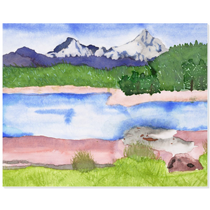 Rocky Mountains Acrylic Print