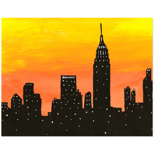 New York City Sunset Acrylic Print