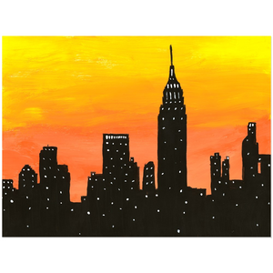 New York City Sunset Acrylic Print