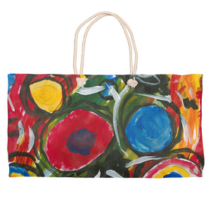 Silly Circles Weekender Tote
