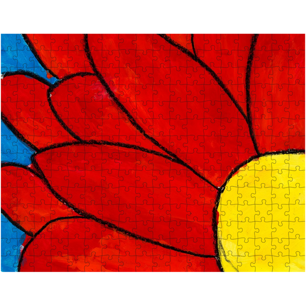 Big Red Flower Puzzle