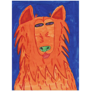 Orange Dog Acrylic Print