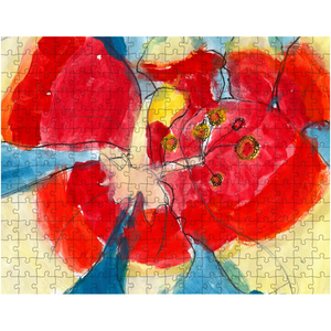 Red & Yellow Waterlily Puzzle
