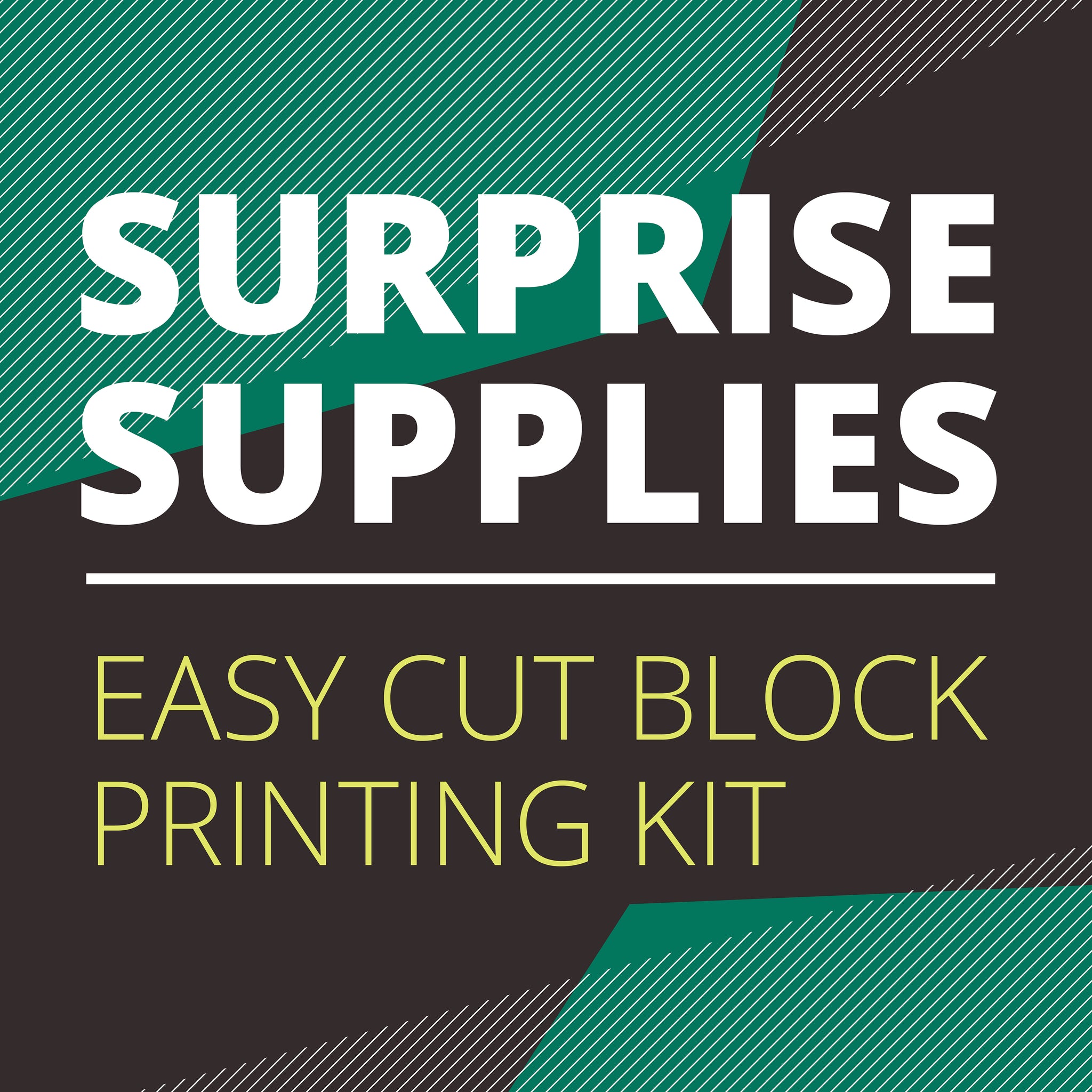 Easy Cut Block Printing Kit Surprise Box - Fresh Artists
