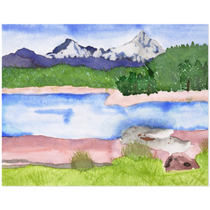 Rocky Mountains Acrylic Print