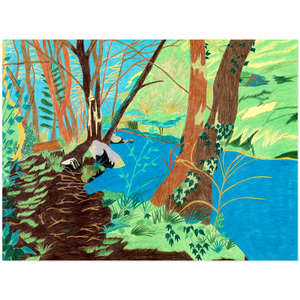 Peaceful River Acrylic Print