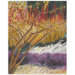 Red and Purple Tree Acrylic Print
