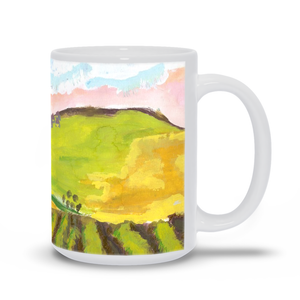 Green Hillside Mug
