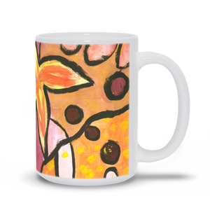 The Orange Flower Mug
