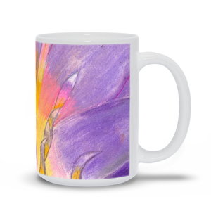 Lavender Waterlily Mug