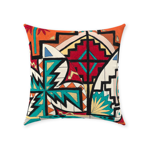 Navajo Pattern Throw Pillow