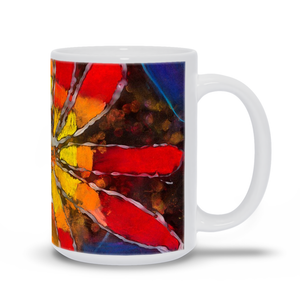 Multicolor Flower Mug
